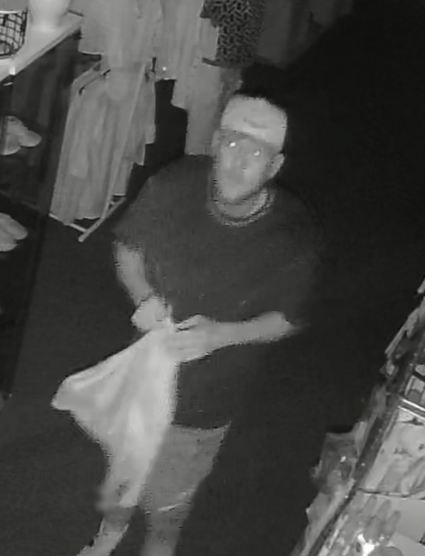 Supreme Bargains burglary suspect Supreme Bargains burglary suspect
