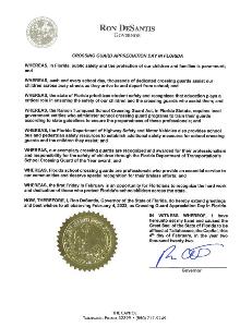 Crossing Guard Appreciation Proclamation Crossing Guard Appreciation Proclamation